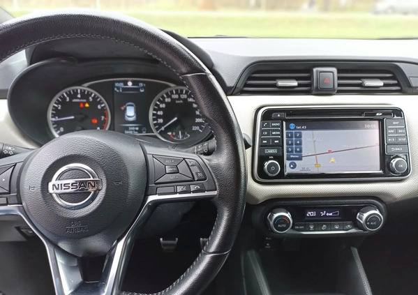 Nissan Micra cena 42499 przebieg: 62150, rok produkcji 2017 z Sieradz małe 106